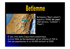 Betlemme - Diocesi di Mazara del Vallo