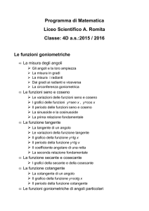 matematica 4 d - Liceo Scientifico "A.Romita"