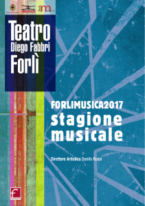 stagione musicale - Teatro Diego Fabbri