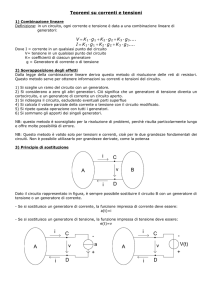 Teoremi su correnti e tensioni