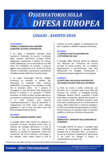 difesa europea - Istituto Affari Internazionali