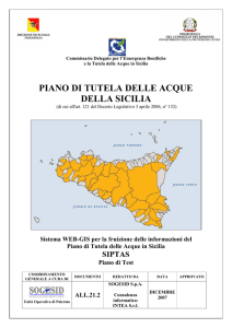 Piano di Test - Regione Sicilia