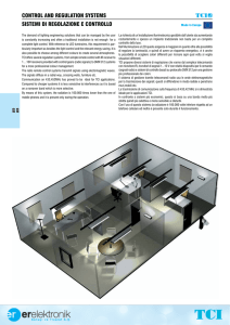 sistemi di regolazione e controllo control and