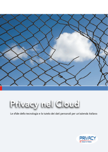 Privacy nel Cloud – Le sfide della tecnologia e la tutela dei dati