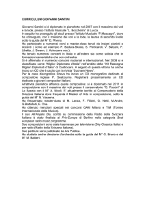 Curriculum Giovanni Santini