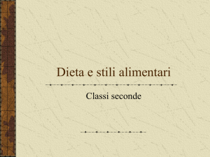 Dieta e stili alimentari