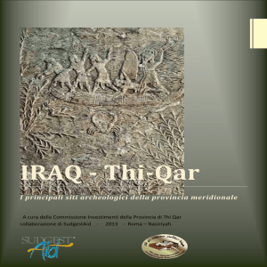 I principali siti archeologici della Provincia di Thi Qar