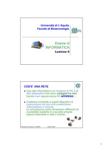 Lezione 6- Reti di computer