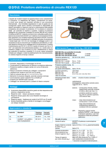 Protettore elettronico di circuito REX12D