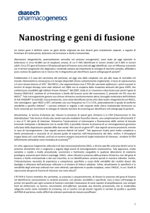 Nanostring e geni di fusione