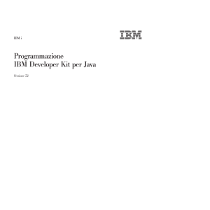 IBM i: IBM Developer Kit per Java