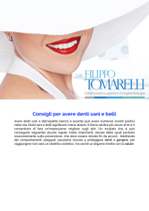 Scarica i nostri consigli! - Studio Dentistico Dr. Filippo Tomarelli