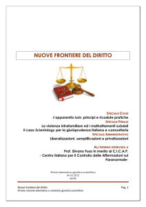 NFD n. 4 - Nuove Frontiere del Diritto