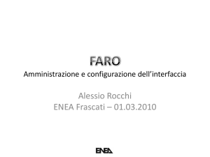 FARO – Interfaccia Java