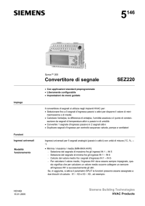 5146 Convertitore di segnale SEZ220