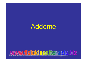 Addome - Fisiokinesiterapia