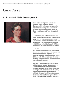 Giulio Cesare - CRED Ausilioteca Firenze