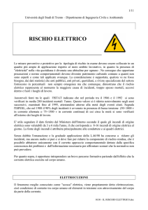 rischio elettrico - IIS "U. Pomilio"