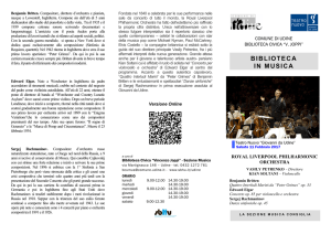 BIBLIOTECA IN MUSICA - Teatro Nuovo Giovanni da Udine