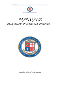 Manuale Navigazione allievo ufficiale