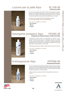 Lozione per la pelle Alps SL108-IB Detergente protesico Alps