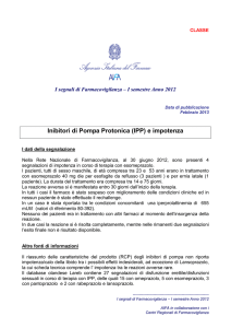 Inibitori di Pompa Protonica (IPP) e impotenza