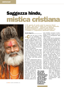Saggezza hindu, mistica cristiana