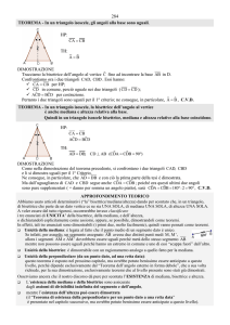 Geometria. Cap. 2 - I triangoli - Chi ha paura della matematica?