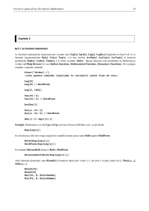 Capitolo 2 - Dipartimento di Matematica