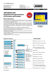 JIMAGO 500 Regolatore/Programmatore di processo