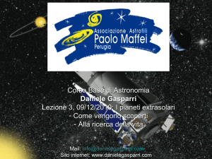 Diapositiva 1 - Daniele Gasparri