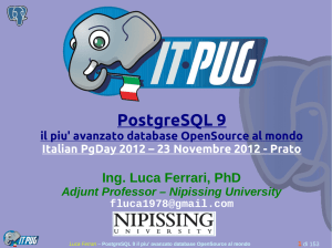 Introduzione a PostgreSQL (parte I)