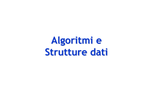 Algoritmi e Strutture dati - Gruppo di Logica e Geometria della