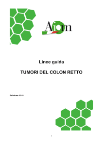 Linee guida TUMORI DEL COLON RETTO