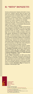 il “mito” donizetti - Fondazione Bergamo nella Storia