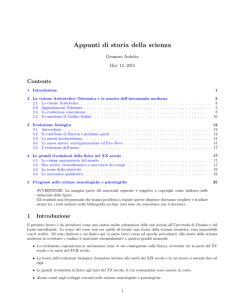 Appunti di storia della scienza (PDF Available)