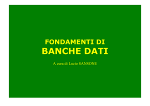 01-Slide Fondamenti Banche dati