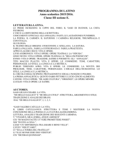 relazione finale d`italiano - Liceo Scientifico Michelangelo