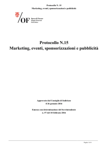 Marketing eventi, sponsor e pubblicità