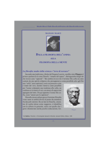 Dalla filosofia dell`anima alla filosofia della mente.pmd