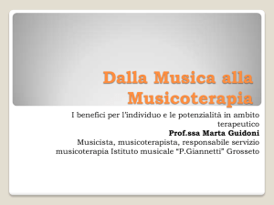 Dalla Musica alla Musicoterapia