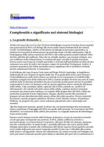 Complessità Mirko di Bernardo - Associazione Italiana Medicina