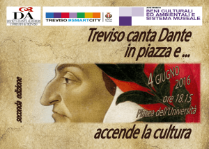 Treviso canta Dante in piazza e accende la cultura