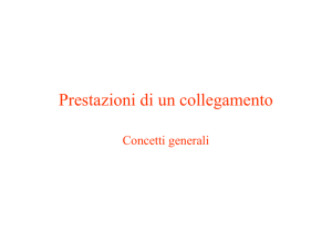 Prestazioni di un collegamento