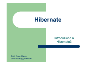 3 Hibernate3 Introduzione a Hibernate