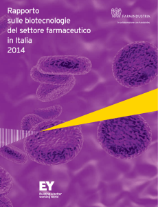 Rapporto sulle biotecnologie del settore