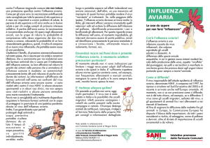 influenza aviaria - Informazioni sui farmaci
