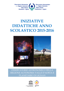 iniziative didattiche anno scolastico 2015-2016