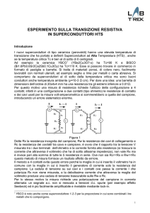 misura della Tc di superconduttività