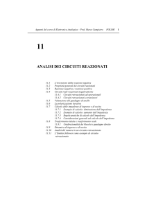 analisi dei circuiti reazionati